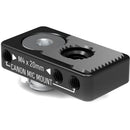 MID49 ARRI Anti-Twist 3/8"-16 Screw to 1/4"-20 Striped Rosette Mount Adapter