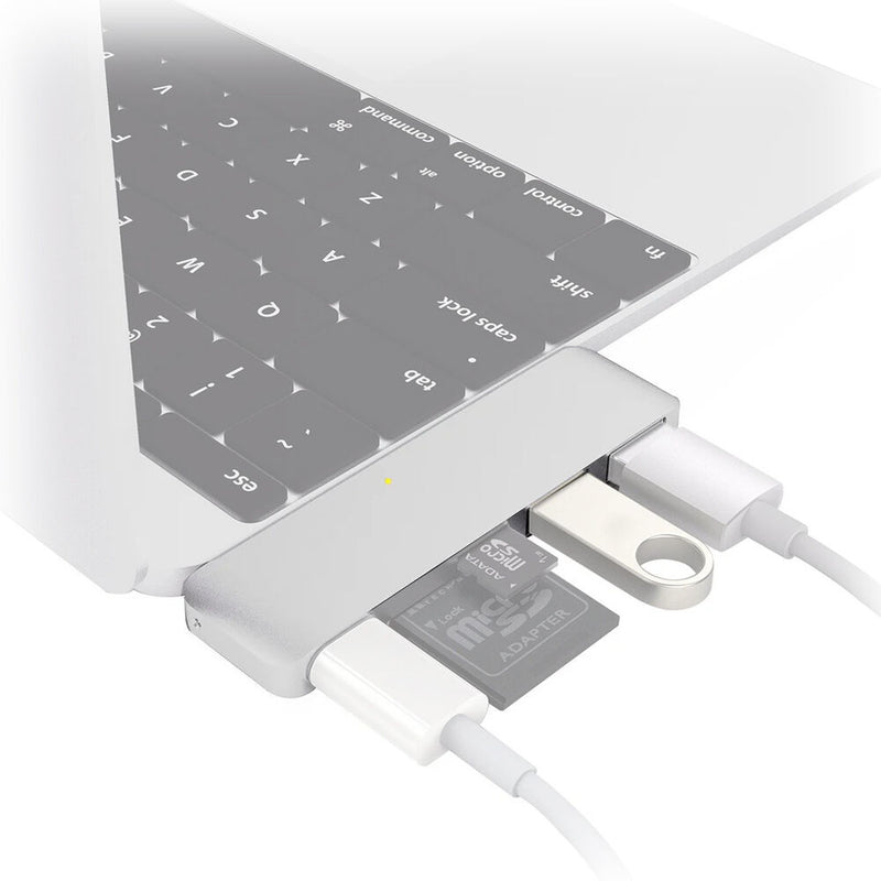 HYPER HyperDrive 5-in-1 USB-C Hub (Silver)
