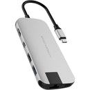 HYPER HyperDrive SLIM 8-in-1 USB-C Hub (Silver)