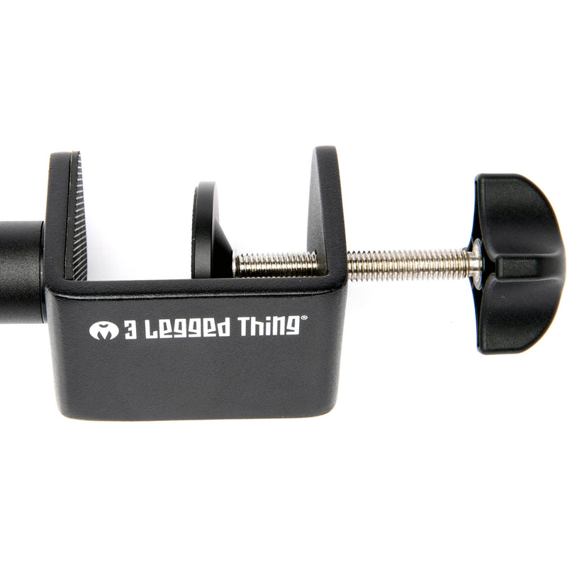 3 Legged Thing Camera Desk Mount/Stand with Horizontal Arm with Rod Clamp Kit