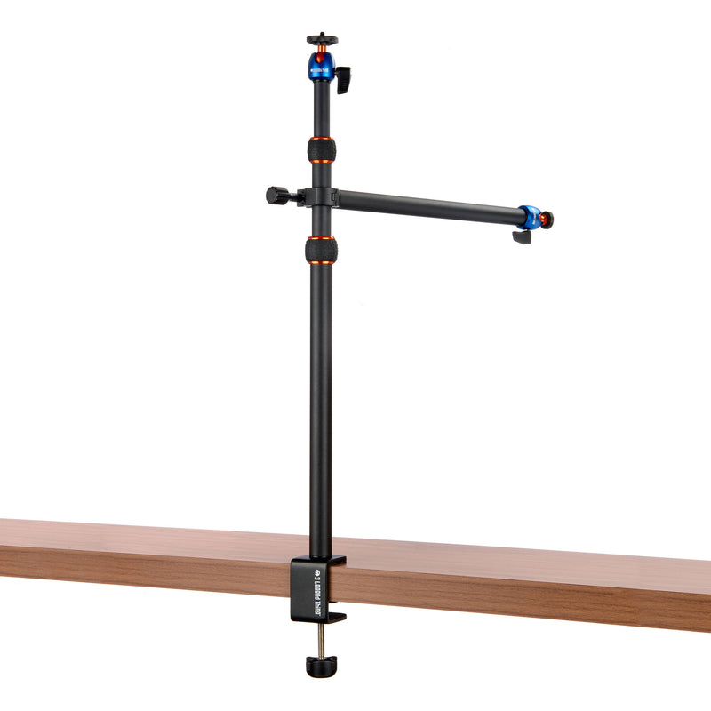 3 Legged Thing Camera Desk Mount/Stand with Horizontal Arm with Rod Clamp Kit