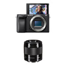 Sony a6400 Mirrorless Camera with 50mm f/1.8 Lens Kit
