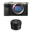 Sony a7CR Mirrorless Camera with 24mm f/2.8 Lens Kit (Silver)