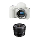 Sony ZV-E10 Mirrorless Camera with 10-20mm f/4 Lens Kit (White)