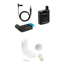 Sennheiser AVX-ME2 SET Digital Camera-Mount Wireless Omni Lavalier Microphone System Kit with Outdoor Wind Protection (White Fur, 1.9 GHz)