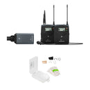 Sennheiser EW 100 ENG G4 Camera-Mount Wireless Combo Microphone System with Hiding Kit (G: 566 to 608 MHz)