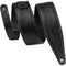 Levy's 2.5" Black Garment Leather Guitar Strap (Moon Phases/Black)