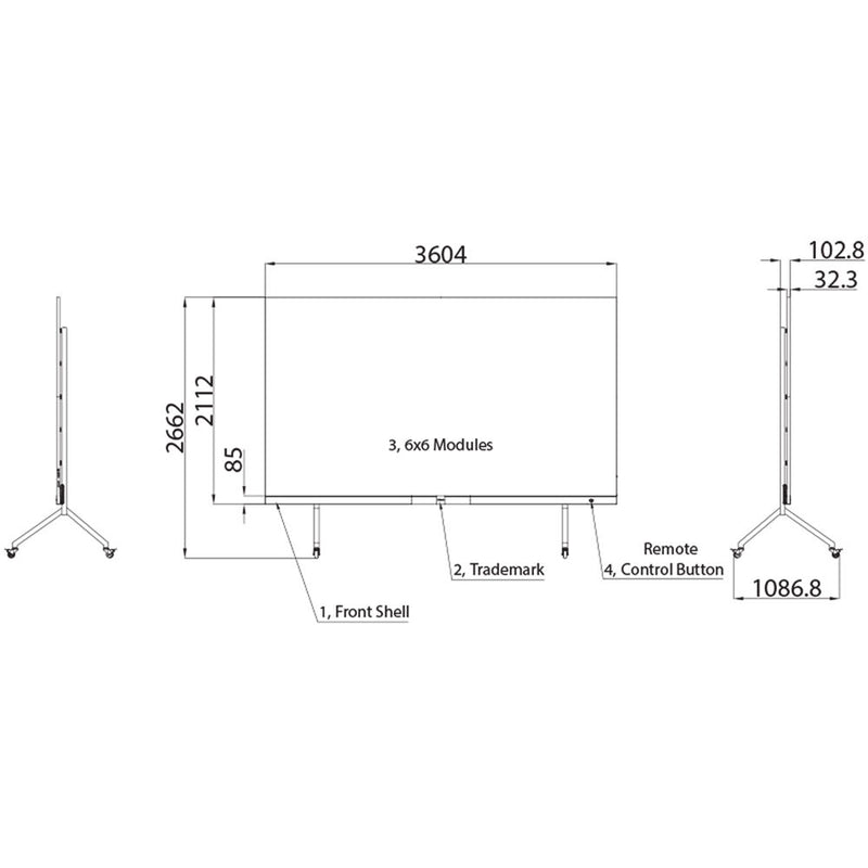 Hisense HAIO163DE 163" Full HD HDR All-in-One LED Commercial Display
