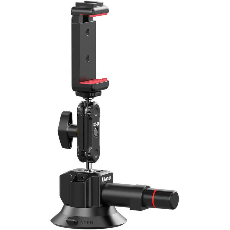 Ulanzi SC-01 Heavy-Duty Suction Cup Mount for Camera/Phone/Accessory (3")