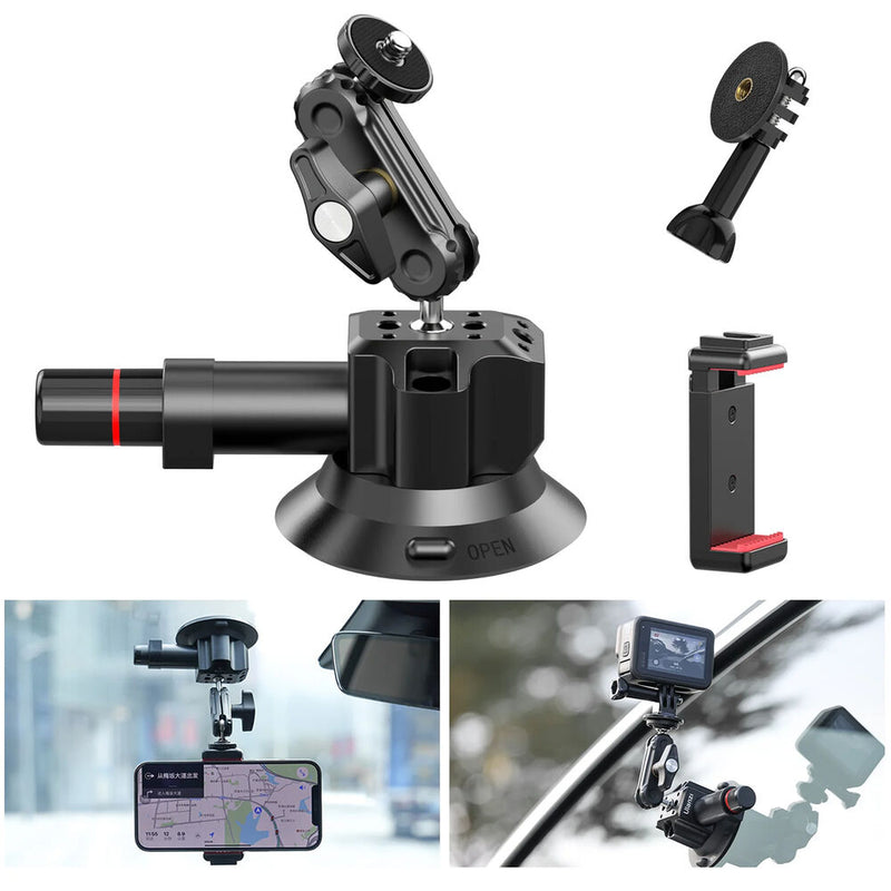 Ulanzi SC-01 Heavy-Duty Suction Cup Mount for Camera/Phone/Accessory (3")