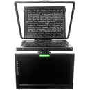 ikan 19" High-Bright HDMI Teleprompter with Talent Monitor, Tripod & Dolly Turnkey