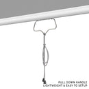 KHOMO GEAR Pull-Down Backdrop (Gray, 84 x 84")