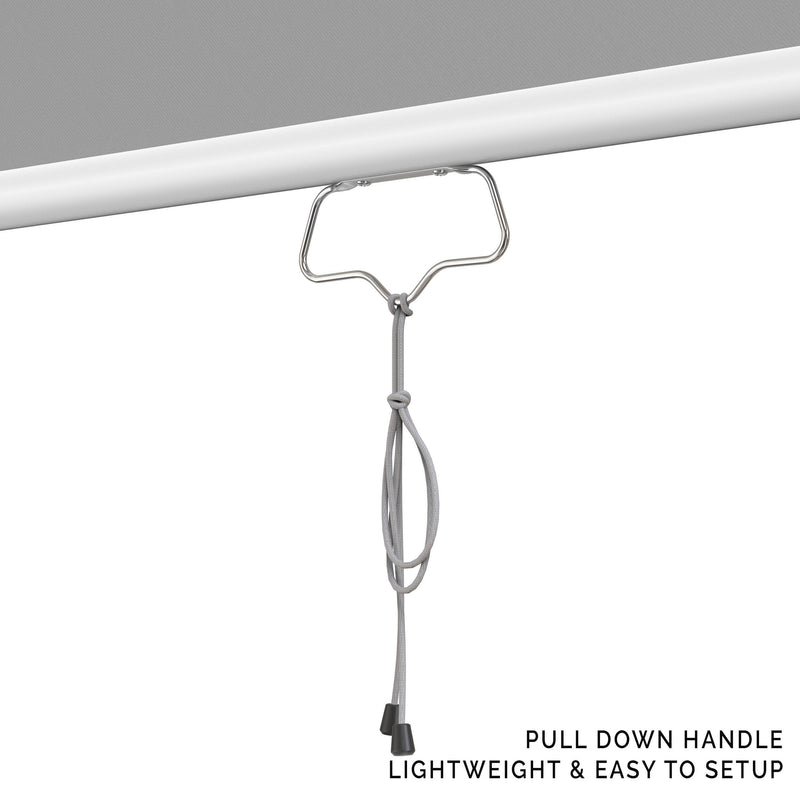 KHOMO GEAR Pull-Down Backdrop (Gray, 84 x 84")