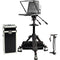 ikan 19" High-Bright HDMI Teleprompter with Pedestal & Dolly Turnkey