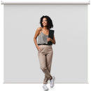 KHOMO GEAR Pull-Down Backdrop (White, 84 x 84")