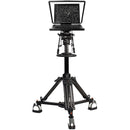 ikan 19" High-Bright HDMI Teleprompter with Pedestal & Dolly Turnkey