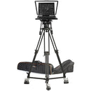 ikan 19" High-Bright HDMI Teleprompter with Tripod & Dolly Turnkey