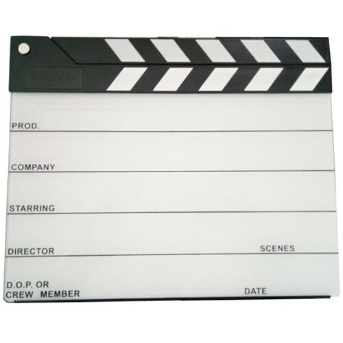 Cavision Souvenir Production Slate with Black-and-White Clapper Sticks