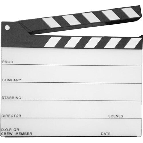 Cavision Souvenir Production Slate with Black-and-White Clapper Sticks