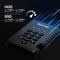 Istorage 16TB diskAshur2 USB 3.1 Encrypted Portable SSD (Phantom Black)