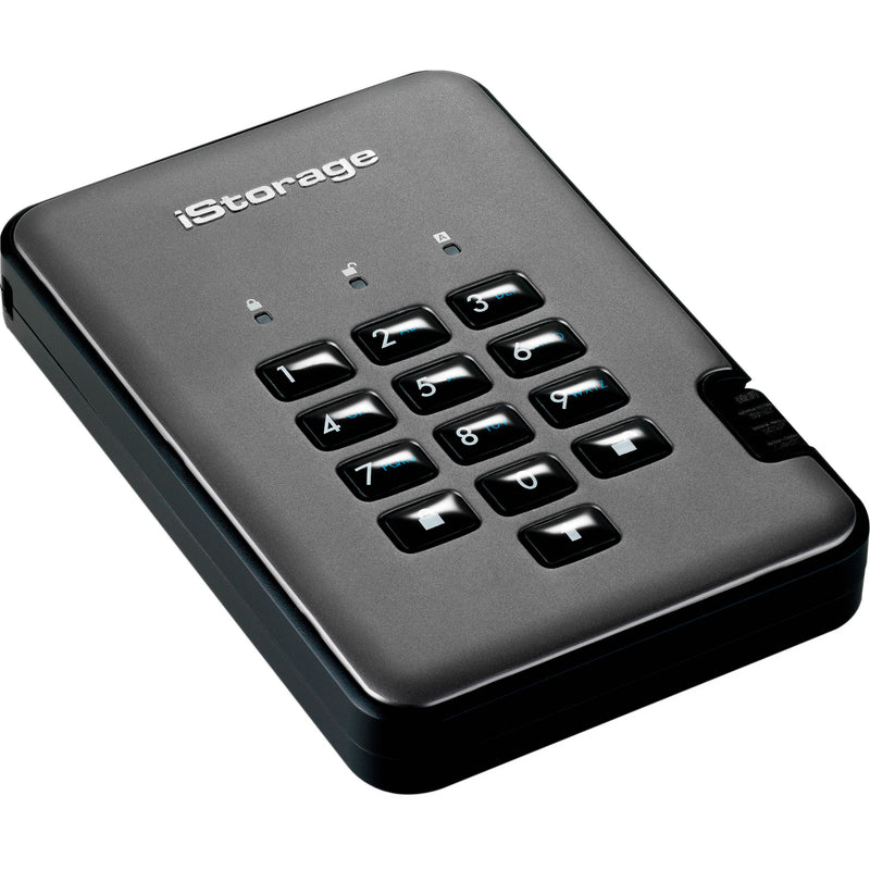 Istorage 16TB diskAshur2 USB 3.1 Encrypted Portable SSD (Phantom Black)