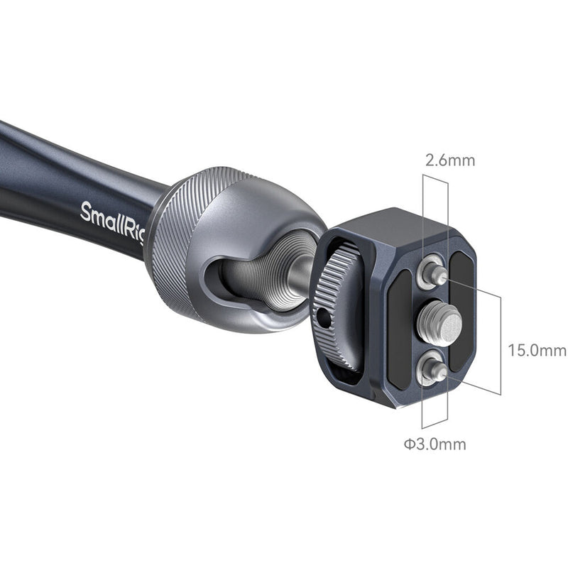 SmallRig Articulating Arm with 1/4"-20 and 3/8"-16 ARRI Locating Screws (11")