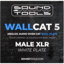 SoundTools WallCat 5 XLR Audio Over Cat5 (XLR Male, White)