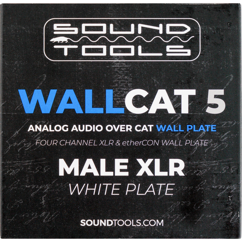 SoundTools WallCat 5 XLR Audio Over Cat5 (XLR Male, White)