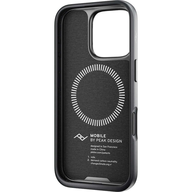Peak Design Mobile Everyday Fabric Case for iPhone 16 Pro (Charcoal)