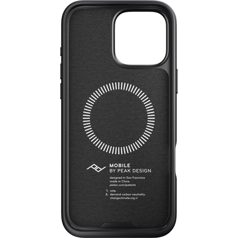 Peak Design Mobile Everyday Fabric Case for iPhone 16 Pro Max (Charcoal)