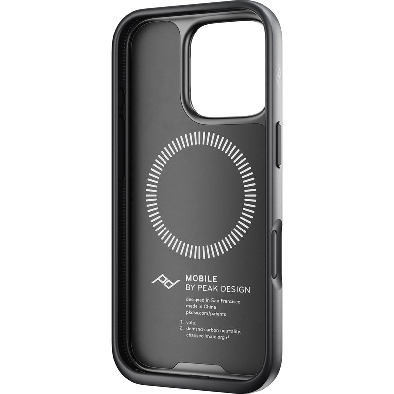 Peak Design Mobile Everyday Clarino Case for iPhone 16 Pro (Black)