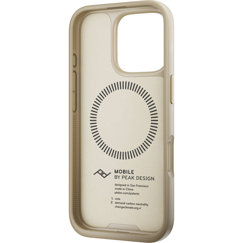 Peak Design Mobile Everyday Clarino Case for iPhone 16 Pro (Bone)
