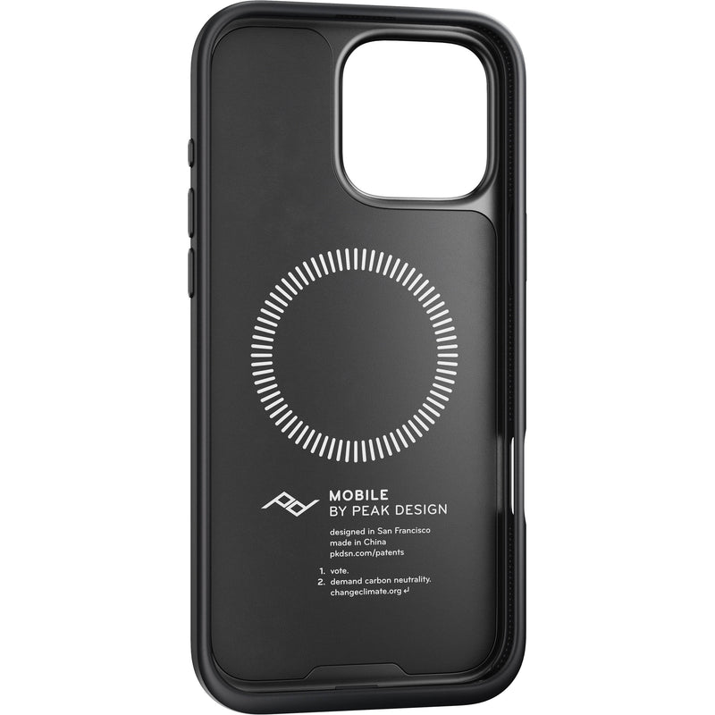 Peak Design Mobile Everyday Clarino Case for iPhone 16 Pro Max (Black)