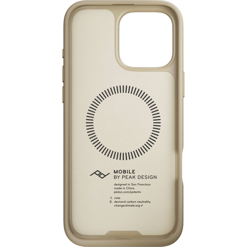 Peak Design Mobile Everyday Clarino Case for iPhone 16 Pro Max (Bone)