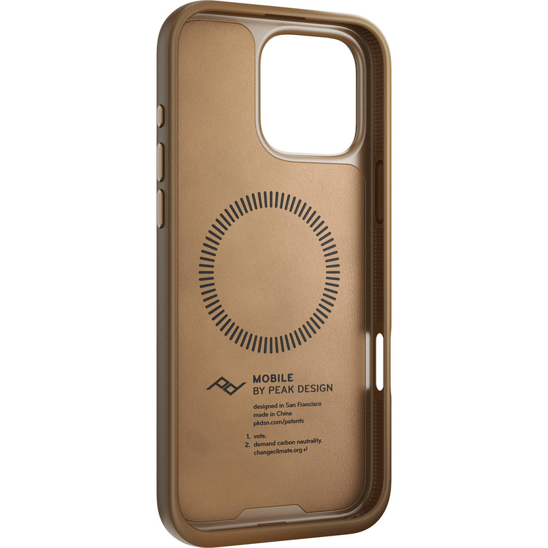 Peak Design Mobile Everyday Clarino Case for iPhone 16 Pro Max (Tan)
