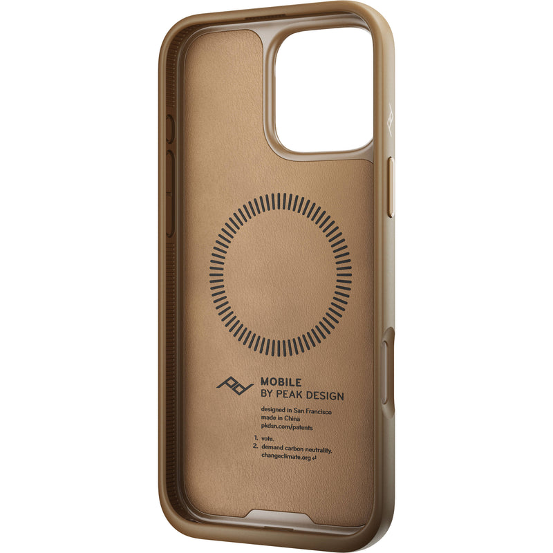 Peak Design Mobile Everyday Clarino Case for iPhone 16 Pro Max (Tan)