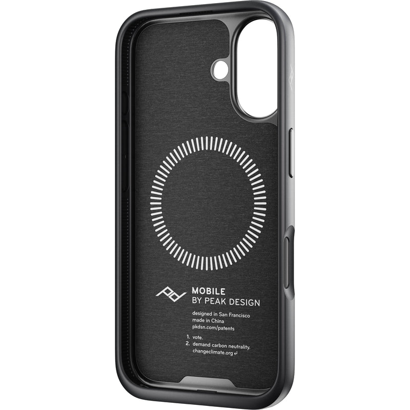 Peak Design Mobile Everyday Fabric Case for iPhone 16 (Charcoal)