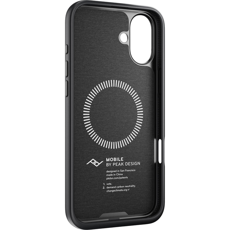 Peak Design Mobile Everyday Fabric Case for iPhone 16 Plus (Charcoal)