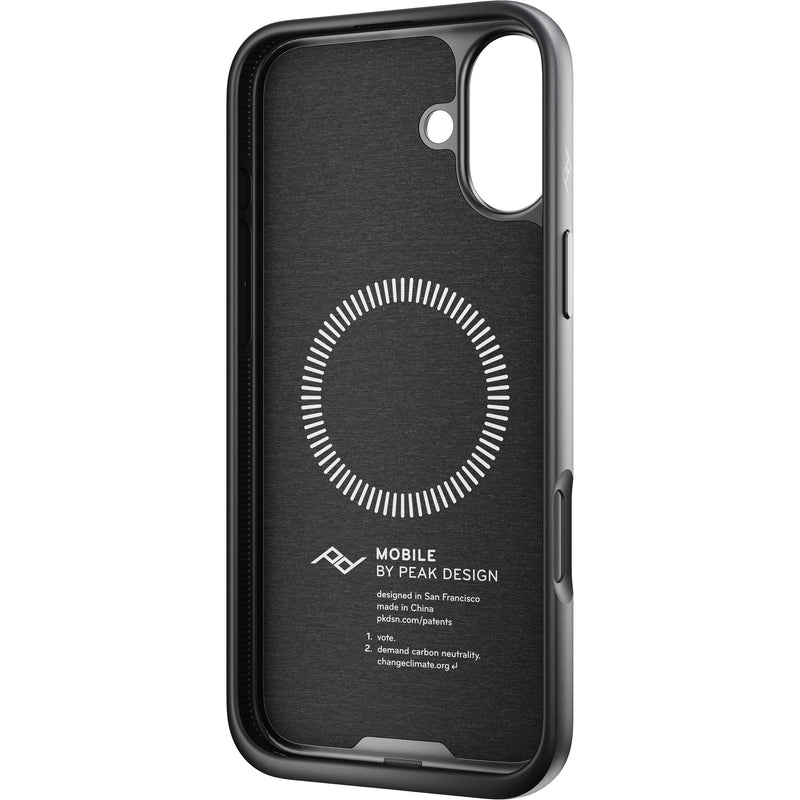 Peak Design Mobile Everyday Fabric Case for iPhone 16 Plus (Charcoal)