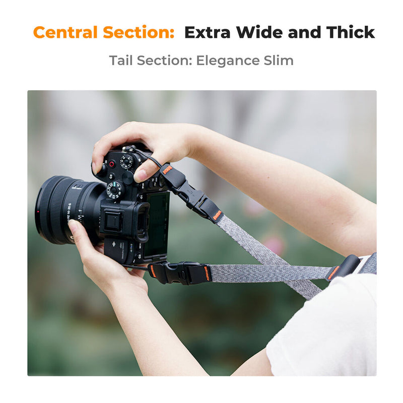 K&F Concept 45mm Camera Strap (White)