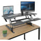 Mount-It! Large Standing Desk Converter (Black, 47")