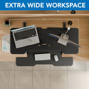 Mount-It! Large Standing Desk Converter (Black, 47")