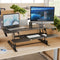 Mount-It! Large Standing Desk Converter (Black, 47")