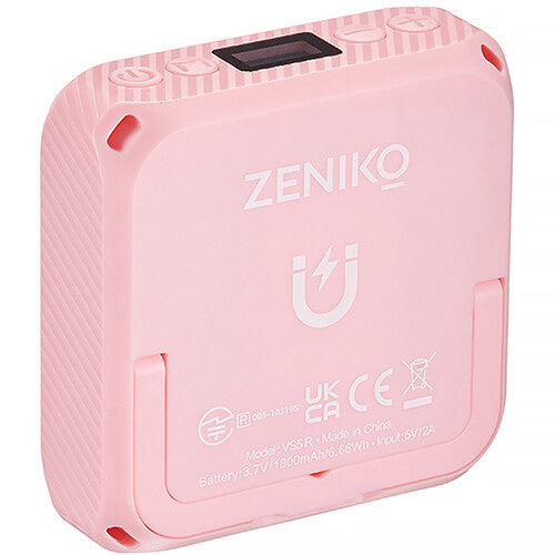 Zeniko VS5 R Mini RGB LED Light (Pink)