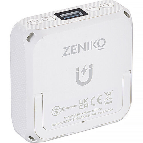 Zeniko VS5 R Mini RGB LED Light (White)
