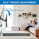 Mount-It! MI-384L Pull-Down Fireplace TV Mount for 65 to 85" Displays