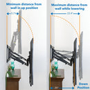 Mount-It! MI-384L Pull-Down Fireplace TV Mount for 65 to 85" Displays