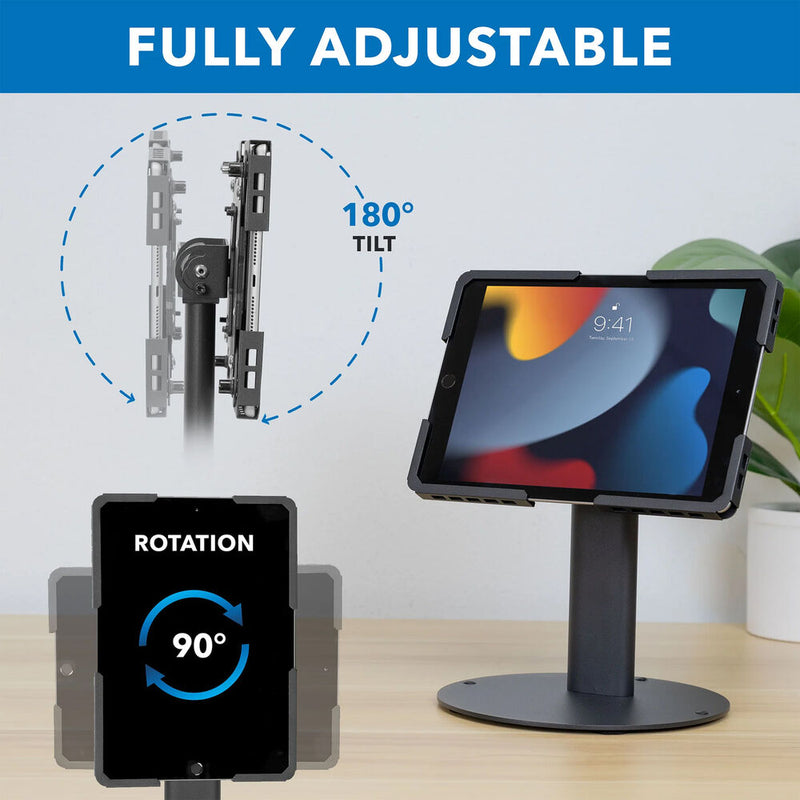 Mount-It! Universal Tablet Countertop Stand (Black)