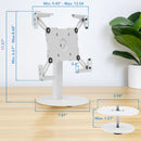 Mount-It! Universal Tablet Countertop Stand (White)