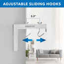 Mount-It! Universal Projector Screen Mount (6", Pair, White)